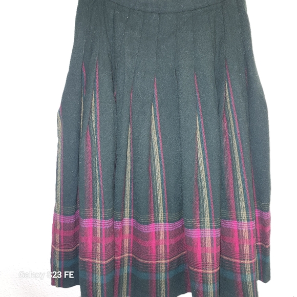 Pendleton Pleated A-line Skirt Size 14 - Picture 2 of 6